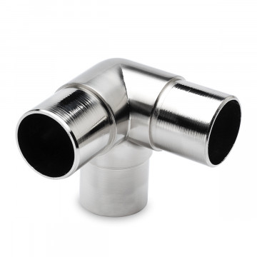 Rohrverbinder 90° + 1 Abzw. Kaia Edelstahl Design Material Zamak 38,1 mm (1,5")