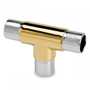 Rohrverbinder T Ceress Messing Design 38,1 mm (1,5")