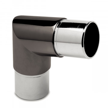 Rohrverbinder 80° Ulku Schwarz Design 38,1 mm (1,5")