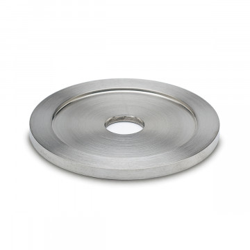 Rosette mit Bohrung 10 mm Eolia 38,1 mm (1,5") Edelstahl Design Material Edelstahl