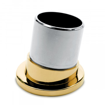 Rohrbefestigungshülse 80° Saartje 25,4 mm (1") Messing Design