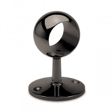 Rohrhalter Amella Schwarz Design 38,1 mm (1,5")