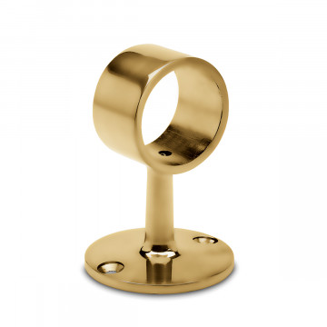 Rohrhalter Annieta Messing matt Design 38,1 mm (1,5")