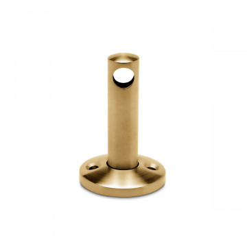 Mittelstütze für Holzmontage Clarice 6 mm Messing matt Design