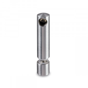 Endstütze für Glasmontage Trine 6 mm Edelstahl Design Material Zamak