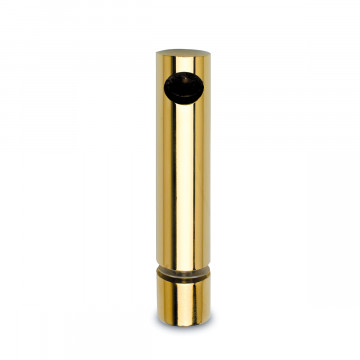 Endstütze für Glasmontage Trine 10 mm Messing Design