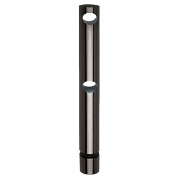 Doppelte Mittelstütze für Glasmontage Finnja 10 mm Schwarz Design