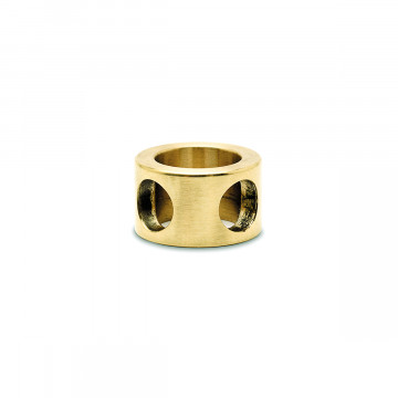Adapter für Eckstütze 90° Akkie 6 mm Messing Design