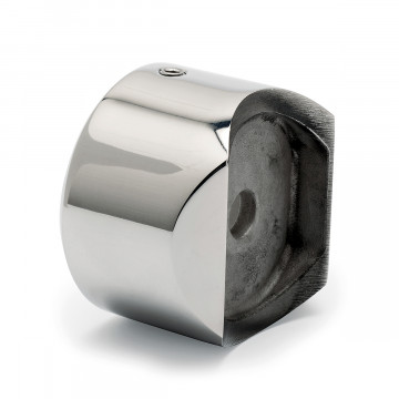 Rohradapter für Rohr Ø 38,1 mm auf 50,8 mm Jellina Chrom Design Material Edelstahl