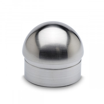 Endkappe halbrund Callan Edelstahl Design Material Zamak 25,4 mm (1")