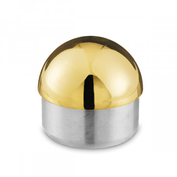 Endkappe halbrund Callan Messing Design 38,1 mm (1,5")