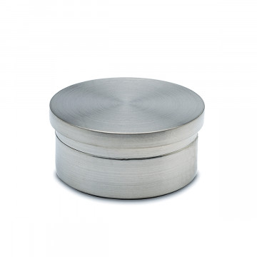 Endkappe flach Eike Edelstahl Design Material Zamak 50,8 mm (2")