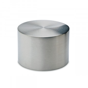 Aufsteck-Endkappe flach Nelly Edelstahl Design Material Edelstahl