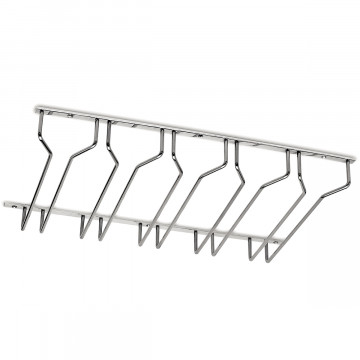 Gläserhalter Shardy 450 mm Chrom Design Material Edelstahl