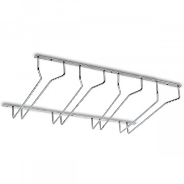 Gläserhalter für breite Gläser Afton 300 mm Edelstahl Design Material Edelstahl