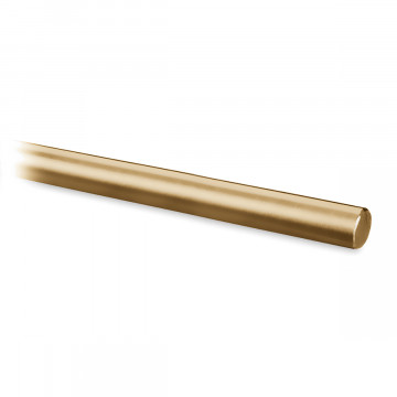 Stab 10 mm Edelstahl-304 (A2) Messing matt Design