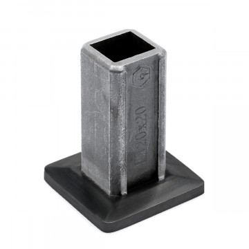 Rohrbefestigungshülse Sibille 20 x 20 mm Schwarz Design