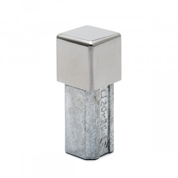 Endkappe für Vierkantrohr Myntje Edelstahl Design Material Edelstahl 20 x 20 mm