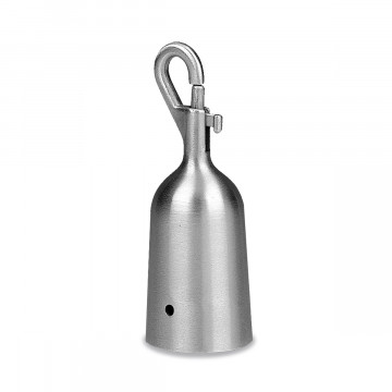 Seilhalterhaken für Seil Annemerel 30 mm Edelstahl Design Material Edelstahl