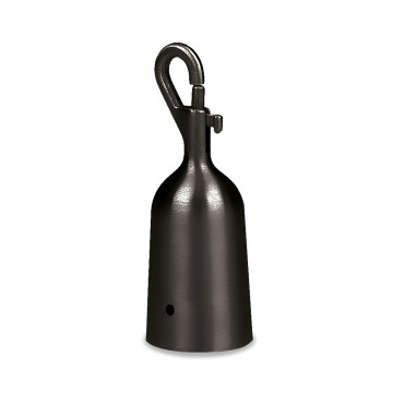 Seilhalterhaken für Seil Annemerel 40 mm Schwarz Design