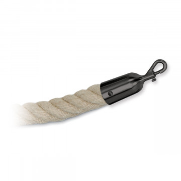 Hanfseil Syrinx natur Schwarz Design