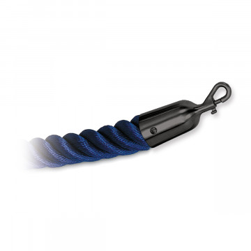 Hanfseil Syrinx blau Schwarz Design
