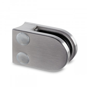 Glasklemmrohr Ø 38,1 - 42,4 mm Edelstahl matt geschliffen Modell 27 MINI