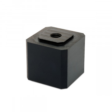 Kunststoff-Pfropfen mit Durchgangsgewinde für Vierkantrohr 35 x 35 mm Nelab