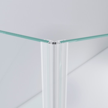 Magnetdichtung 135° für Glastür Danisha 6 - 8 mm