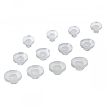 Schutzpuffer für Glasplatten, einsteckbar Leisl 16 mm 100 Stück