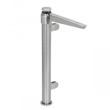 Pfosten Nora Endpfosten links 38,1 mm (1,5") Edelstahl Design Material Zamak