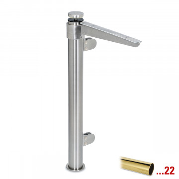 Pfosten Nora Endpfosten links 38,1 mm (1,5") Messing Design