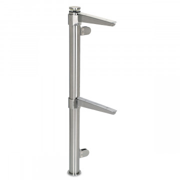 Pfosten Annelotte Eckpfosten 90° 38,1 mm (1,5") Edelstahl Design Material Zamak