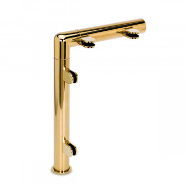 Pfosten Bregje Endpfosten links 25,4 mm (1") Messing Design