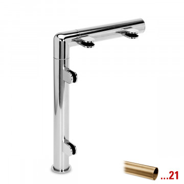 Pfosten Bregje Mittelpfosten 38,1 mm (1,5") Messing matt Design