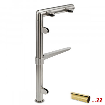 Pfosten Anona Mittelpfosten 25,4 mm (1") Messing Design