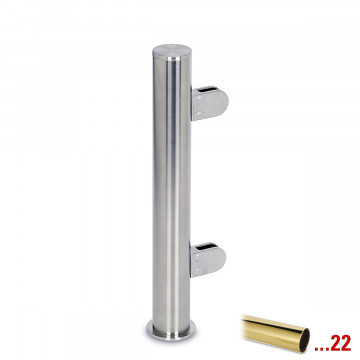 Pfosten Alberte Mittelpfosten 38,1 mm (1,5") Messing Design