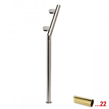Pfosten Caro-Lynn Endpfosten rechts Messing Design