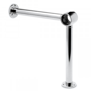 Fußlaufstütze Eudora 25,4 mm (1") Chrom Design Material Zamak