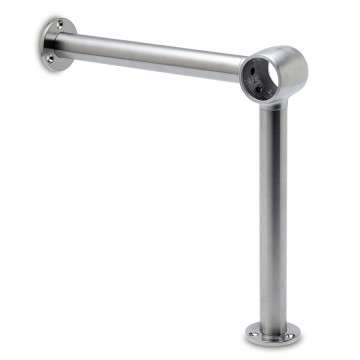 Fußlaufstütze Eudora 38,1 mm (1,5") Edelstahl Design Material Zamak