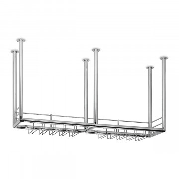 Flaschenbord Ariella L 1200 mm 25,4 mm (1") Trägerteil Edelstahl Design Material Zamak