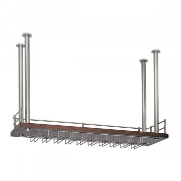 Flaschenbord Corlinda L 1250 mm 38,1 mm (1,5") Trägerteil Messing matt Design