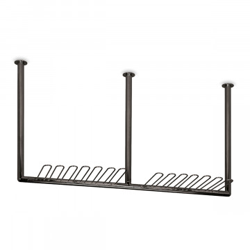 Gläserhalter Zephier L 1150 mm 38,1 mm (1,5") Trägerteil Schwarz Design