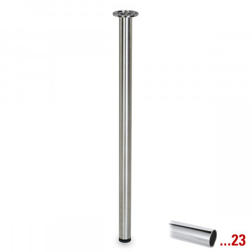 Tischfuß Derdriu Chrom Design Material Zamak