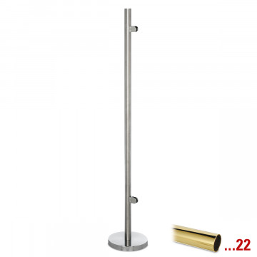 Trennwandpfosten Zoe Mittelpfosten Messing Design