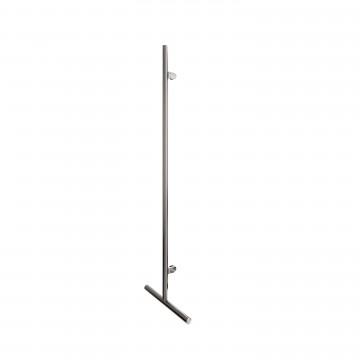 Trennwandpfosten Kayle Chrom Design Material Zamak Endpfosten links