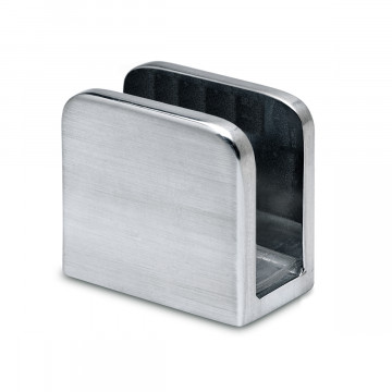 Glasplattenträger Franca Edelstahl Design Material Zamak