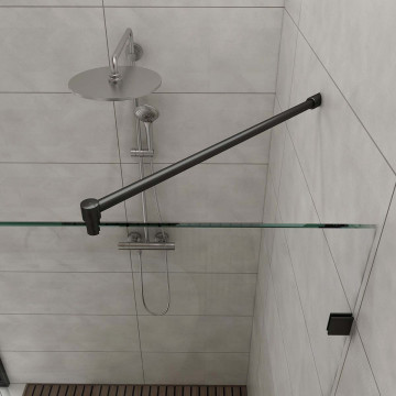 Stabilisierungsstangen-Set für Wandmontage 45° Tizzia Schwarz Design 250 mm
