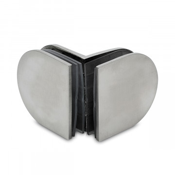 Winkelverbinder 90°, abgerundet Deanne Edelstahl Design Material Edelstahl