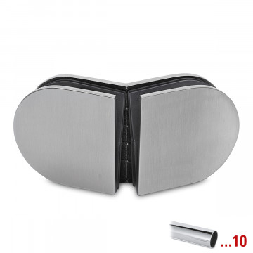 Winkelverbinder 135°, abgerundet July Chrom Design Material Edelstahl
